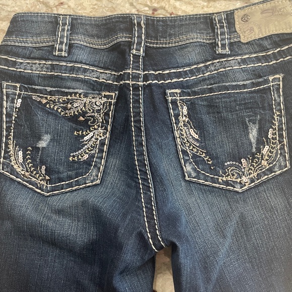 Silver boot cut jeans - Picture 4 of 4